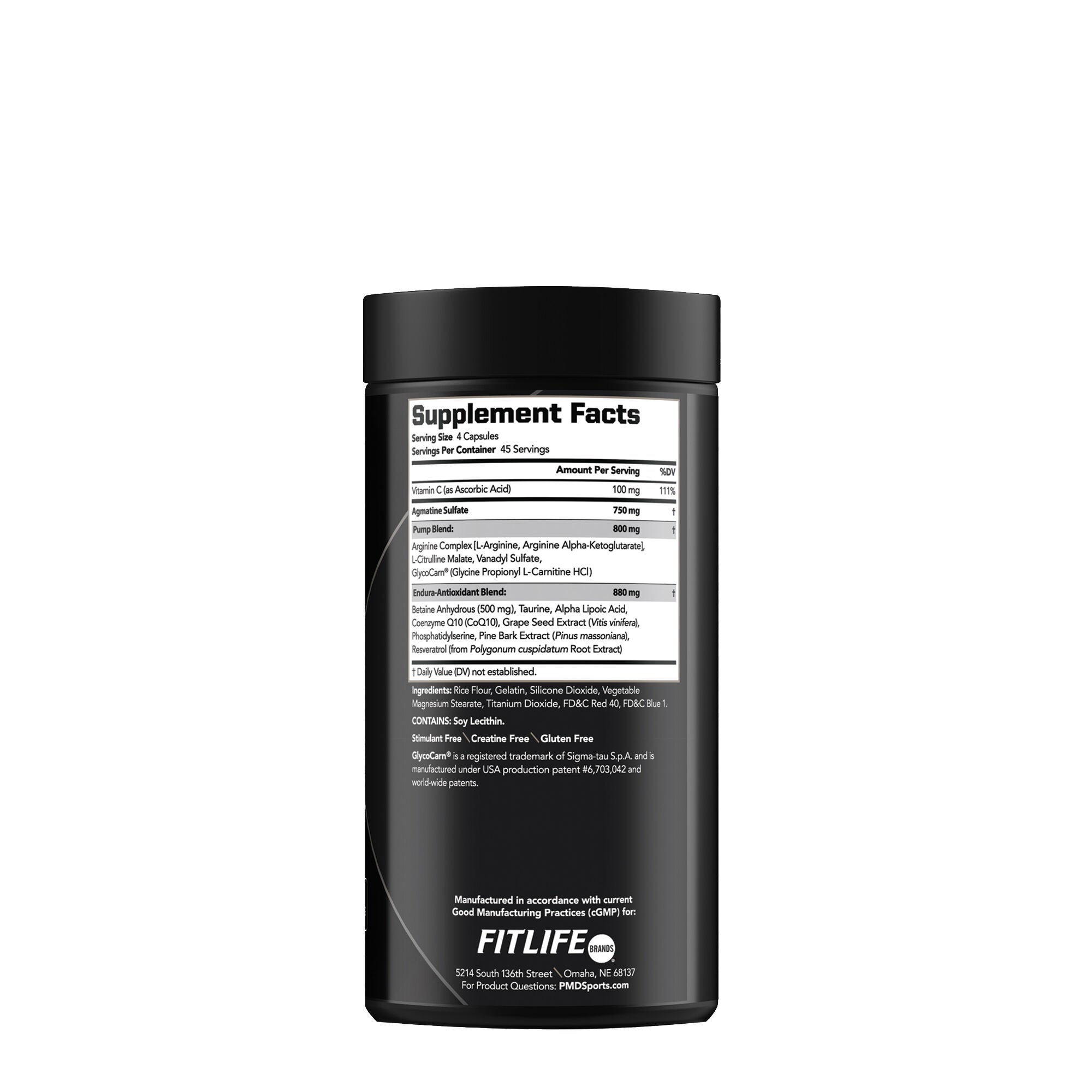 NitroCM&reg; - 180 Capsules (45 Servings)